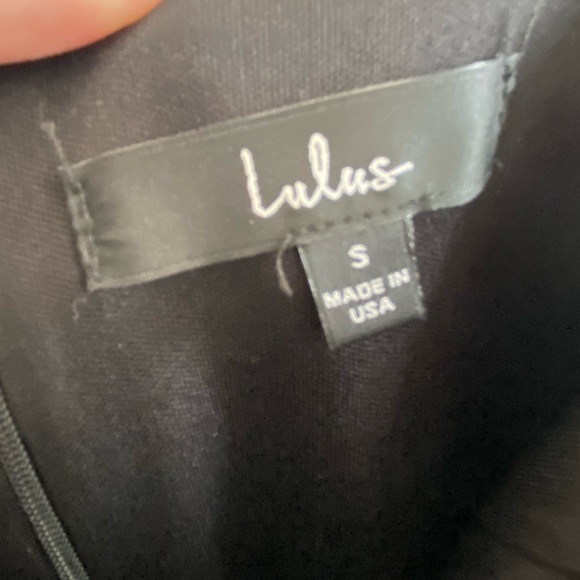 Lulu’s Baby You’re The One Black Sleeveless Bodycon Midi Dress, Size Small - Picture 5 of 5